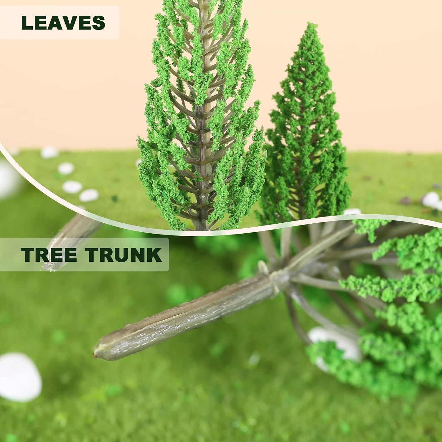 Yetaha 22 Pcs Model Trees Miniature Diorama Trees - Image 4