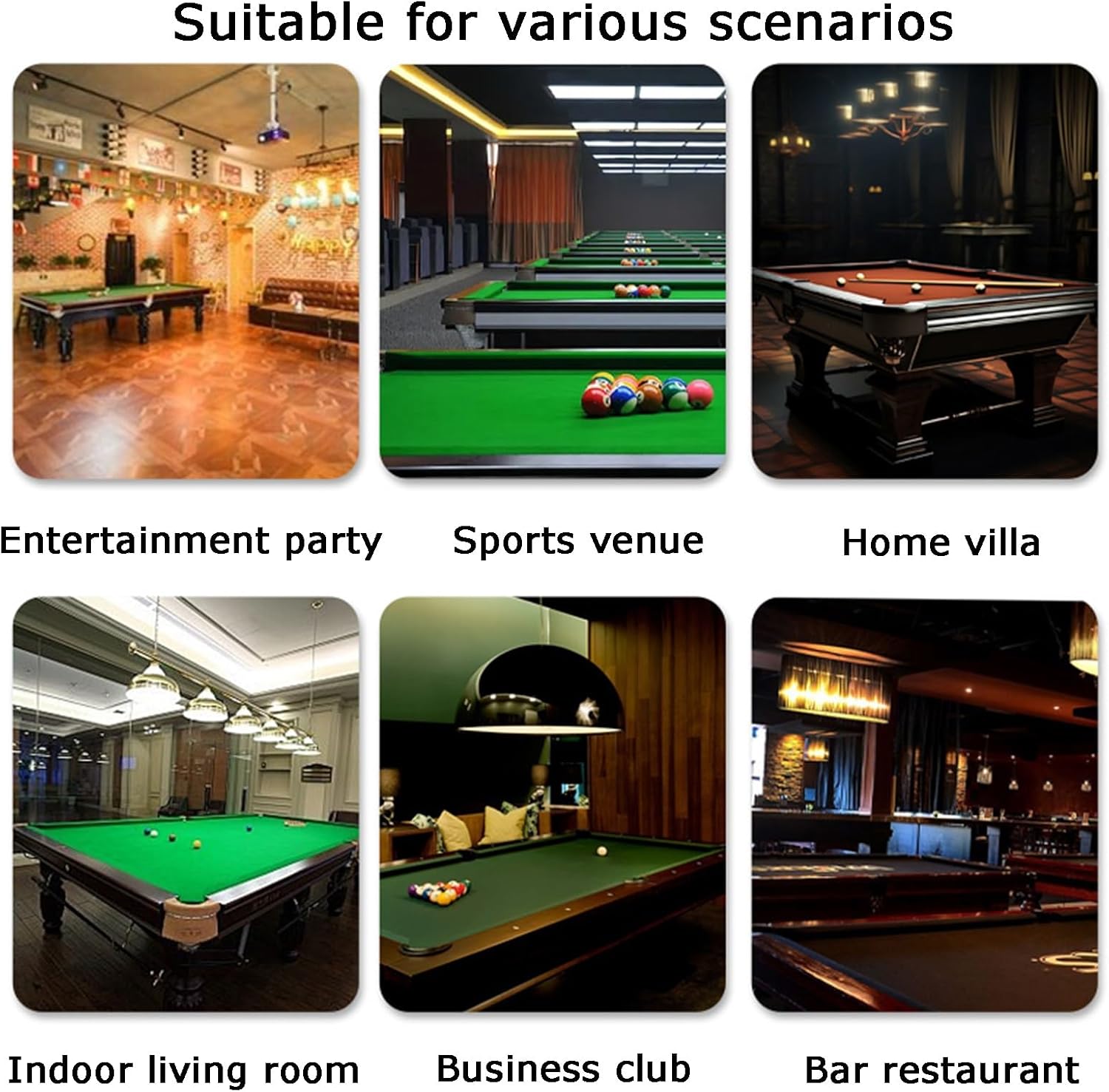 18ホールビリヤードキューラック、学校ホームクラブアクセサリー用の