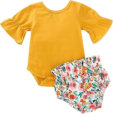 Amazon.com: AR-LLOYD - Conjunto de pantalones cortos para bebés y niñas,  diseño floral, 2 unidades, 12-18 meses : Ropa, Zapatos y Joyería