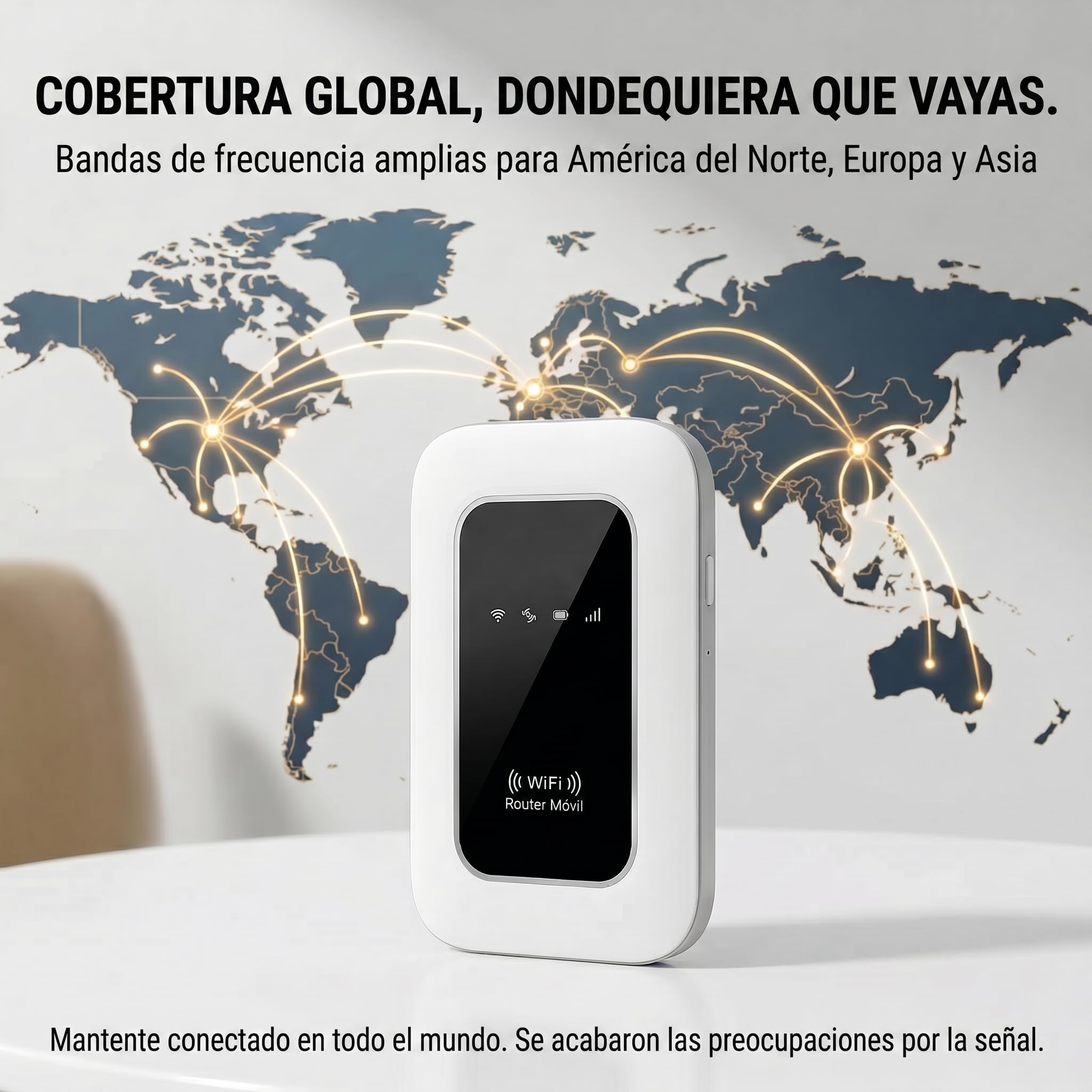Router WiFi 4G+ Portátil,WiFi portatil,Router portátil WiFi de Alta Velocidad Hotspot Mini Router móvil,Router 4G+ sim Portatil-Batería de 2100 mAh-Ideal para Viajes y Teletrabajo