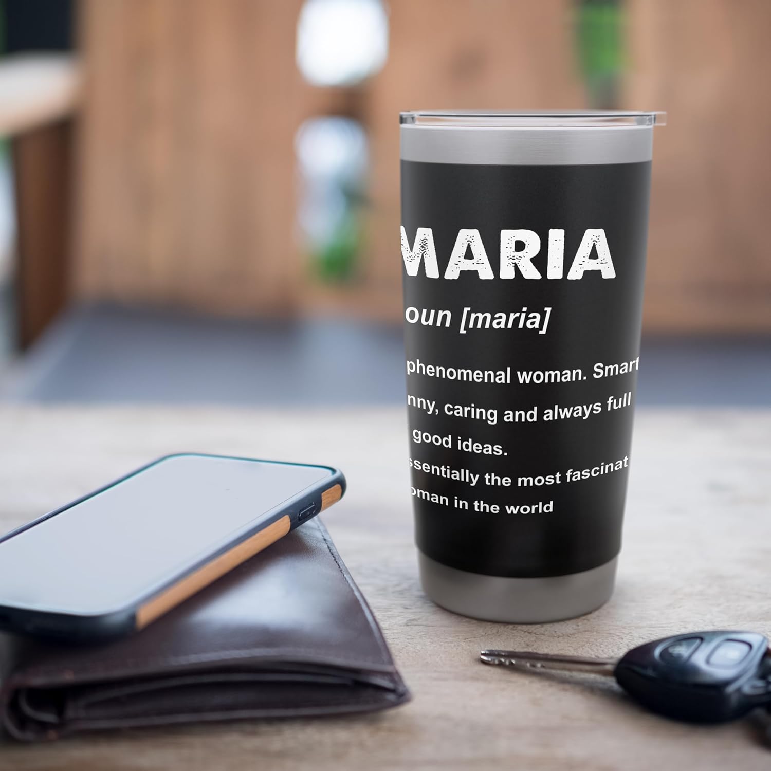 Maria Name Stainless Steel Insulated Tumbler - Image 7