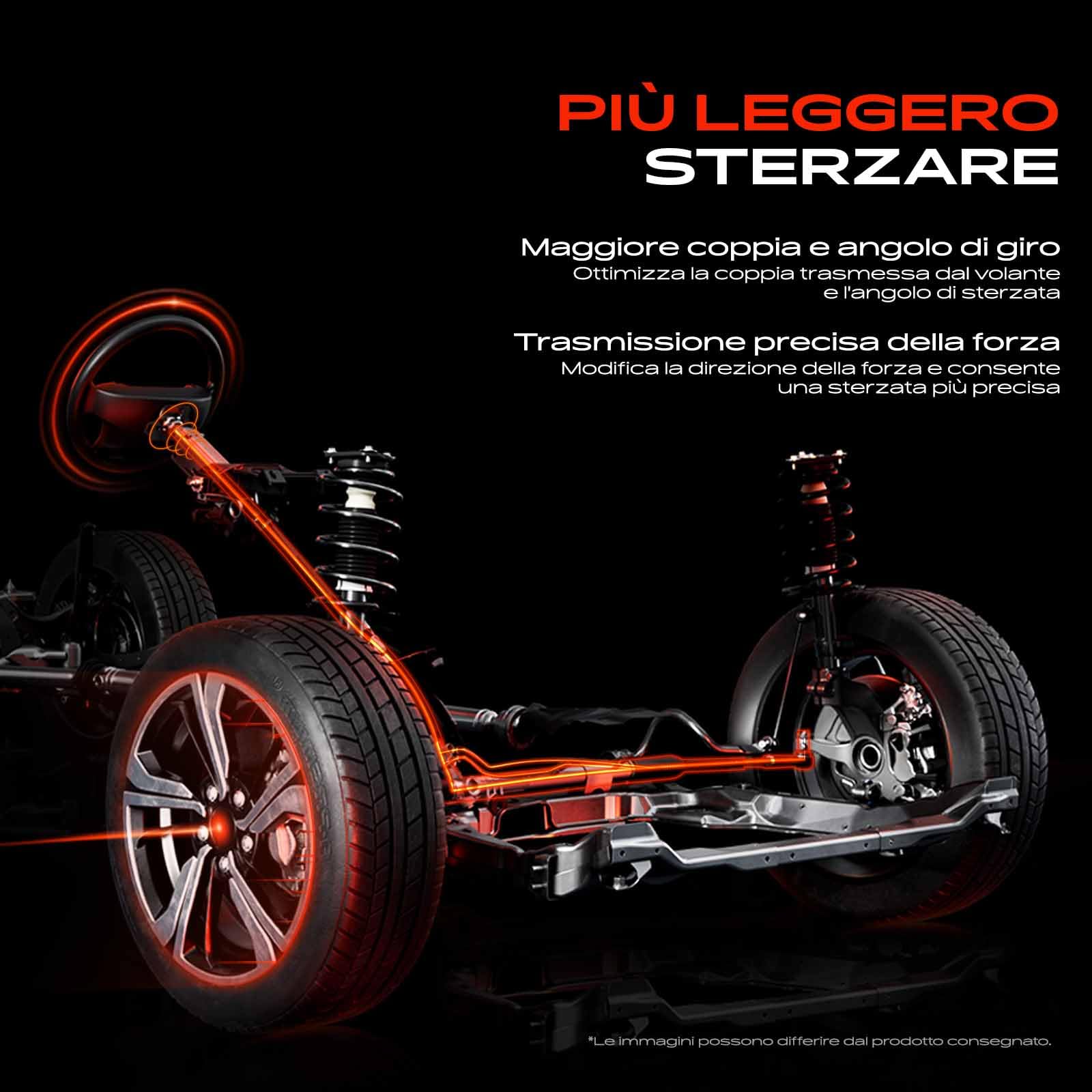Frankberg Scatola dello sterzo barre di accoppiamento Idraulico Compatibile con X-Trail T30 Replace# 490018H900