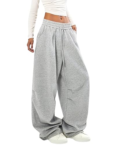 LuminBlaze Women Baggy Sweatpants Wide Leg Lounge Pants Comfy Joggers Fall Winter Outfits 2025