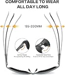 DUCO Polarized Sunglasses Men Lightweight Al-Mg Carbon Fiber Rectangle Sunglasses for Men UV400 Protection Sun Glasses 8206