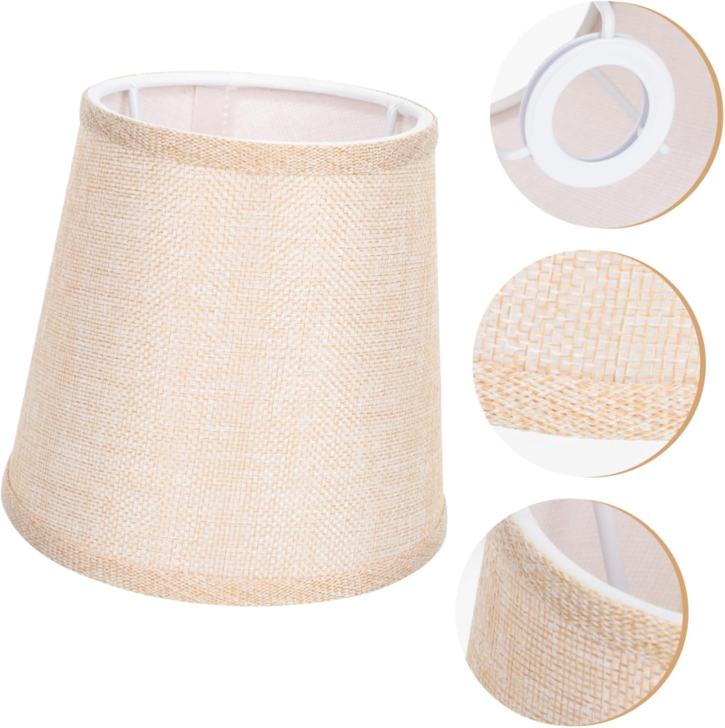DOITOOL Versatile Pendant Lamp Shade Modern Style Protective Light Cover Iron Cloth