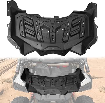 A & UTV PRO Rear Luggage Rack Kit for Can Am Maverick X3 Max R Turbo R RR 2017-2024 2025, Bed Frame Combined Trunk Cargo Storage Bed Box Carrier Accessories, Replace # 715006590