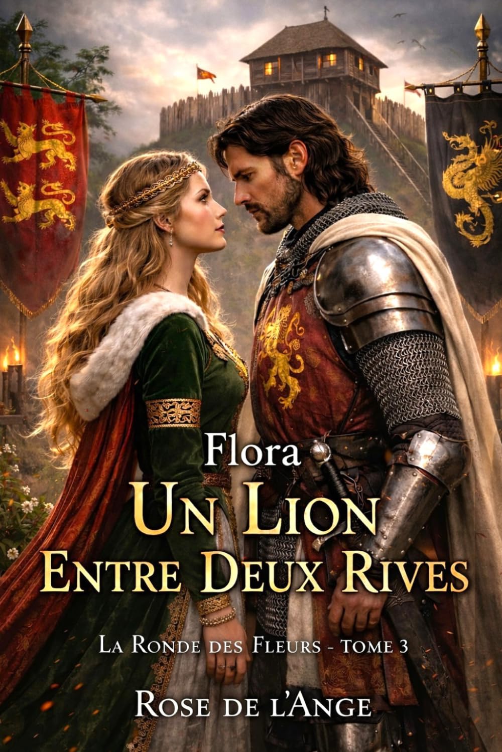 FLORA, UN LION ENTRE DEUX RIVES: La Ronde des Fleurs – Tome 3 (La Ronde des Fleurs - Romance historique en français)