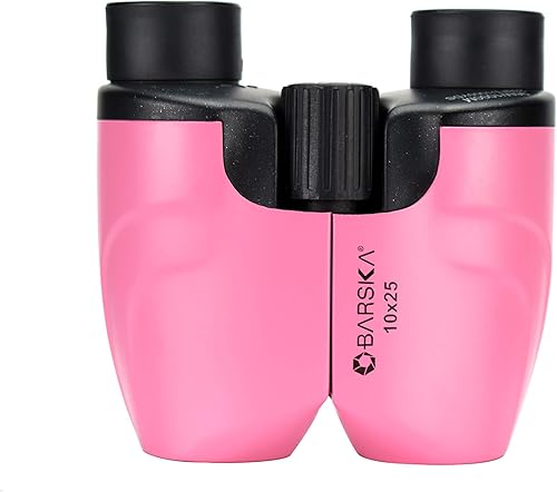 Miniatura 4 de BARSKA Prismáticos Porro Rosa 10x25