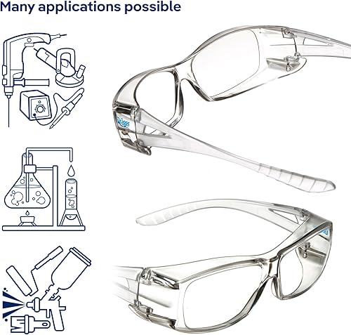 Miniatura 4 de Dräger Gafas de seguridad X-pect 2400  Antivaho y antiarañazos  Para obras de construcción, laboratorio, taller