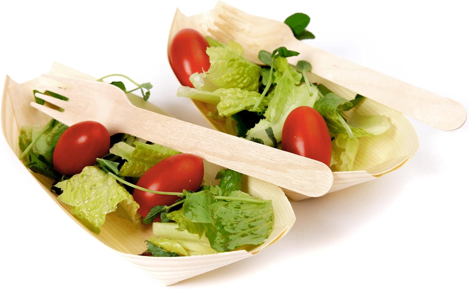 Perfect Stix Green Fork 158-250ct Disposable Wooden Forks (Pack of 250), Plain Forks, 6"L x 1.3"W