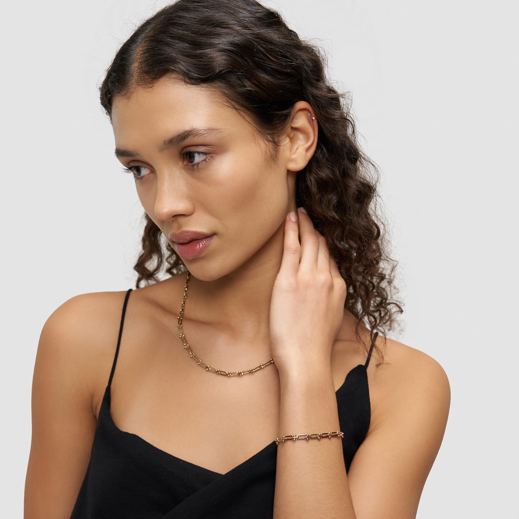 LIEBESKIND BERLIN Damen Schmuck – Armband aus Edelstahl – Silber & Gold – modernes, urbanes Design – stilvoll, markant & kombinierbar zu jedem Look