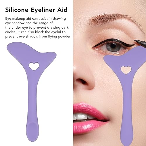 Miniatura 4 de Plantillas delineadoras de ojos, puntas de ala, plantilla de lápiz de cejas, reutilizable, herramienta de maquillaje de ojos de silicona