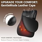 Massager du dos avec chaleur, 4D Massager Shiatsu pour le soulagement de la douleur Tissu profond, Massage du dos enrouleur haut et bas, Masseuse ultrafine du bas du dos pour chaise, Cadeau pour maman Femmes Hommes Parents