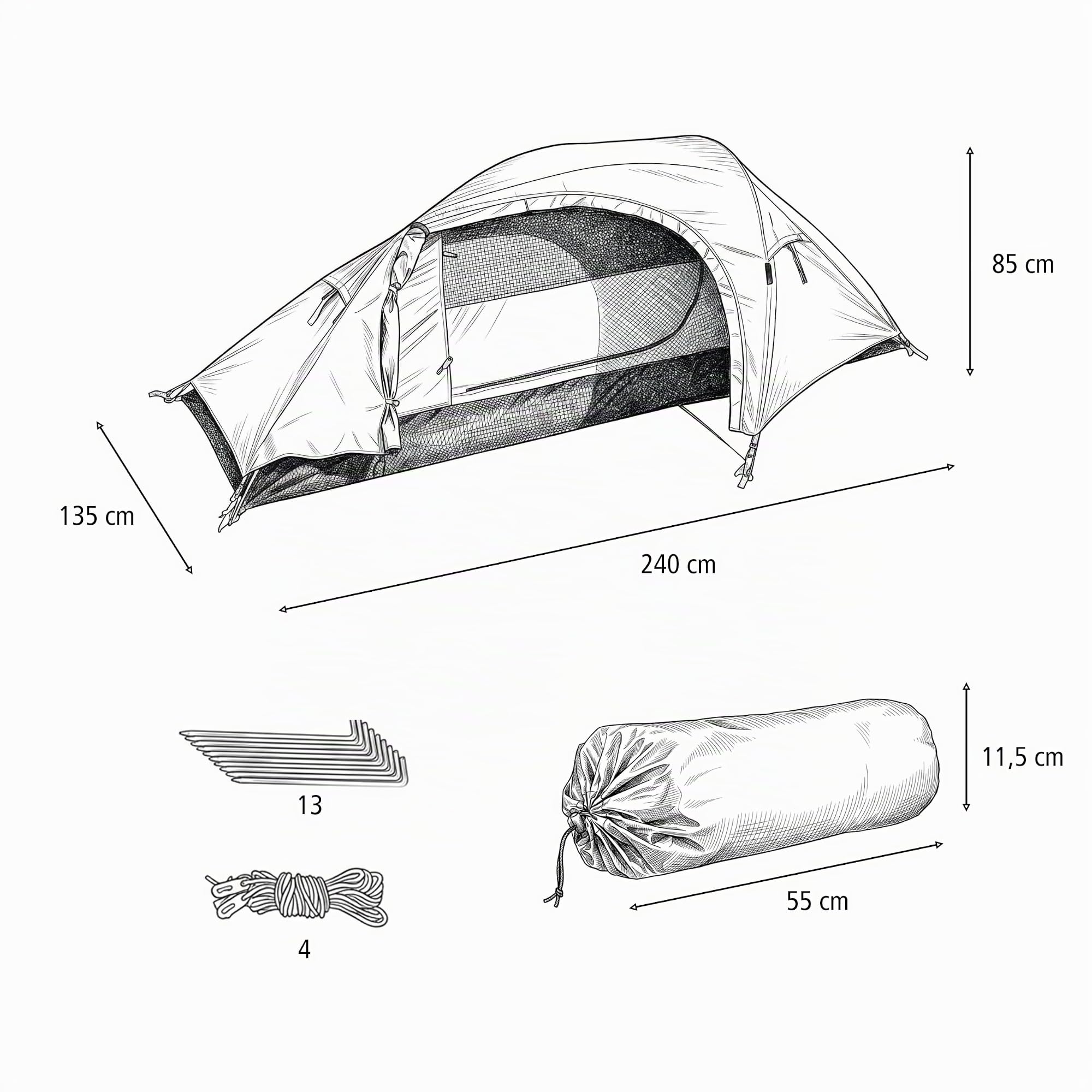 Mil-Tec, Tenda 1 posto Recon