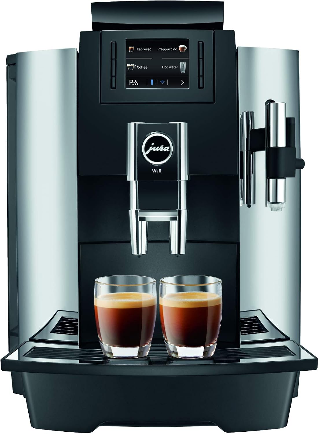 Limited Stock Jura 15145 Automatic Coffee Machine WE8, Chrome Exclusive Discount 90% Price Jura 15145 Automatic Coffee Machine WE8, Chrome