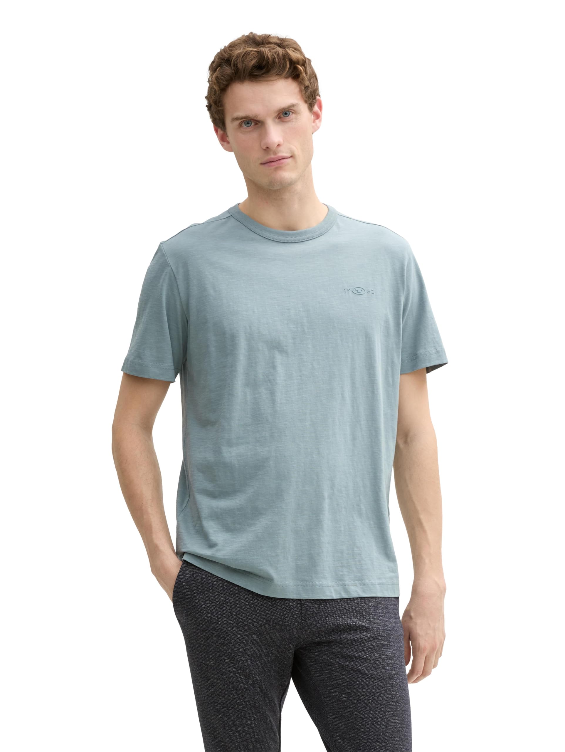 Tom Tailor Herren 1045627 T-Shirt (1er Pack)