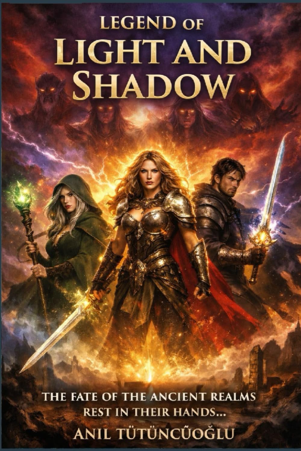 Legend of Light and Shadow: the fate of the ancient realms rest in their hands... | Celtic Mythology | Human vs God | Fantasy Novel | Light Novel
