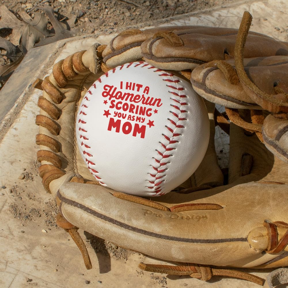 TeesAndTankYou I Hit a Homerun Scoring You as My Mom Baseball – Sentimental Gift for Baseball Moms
