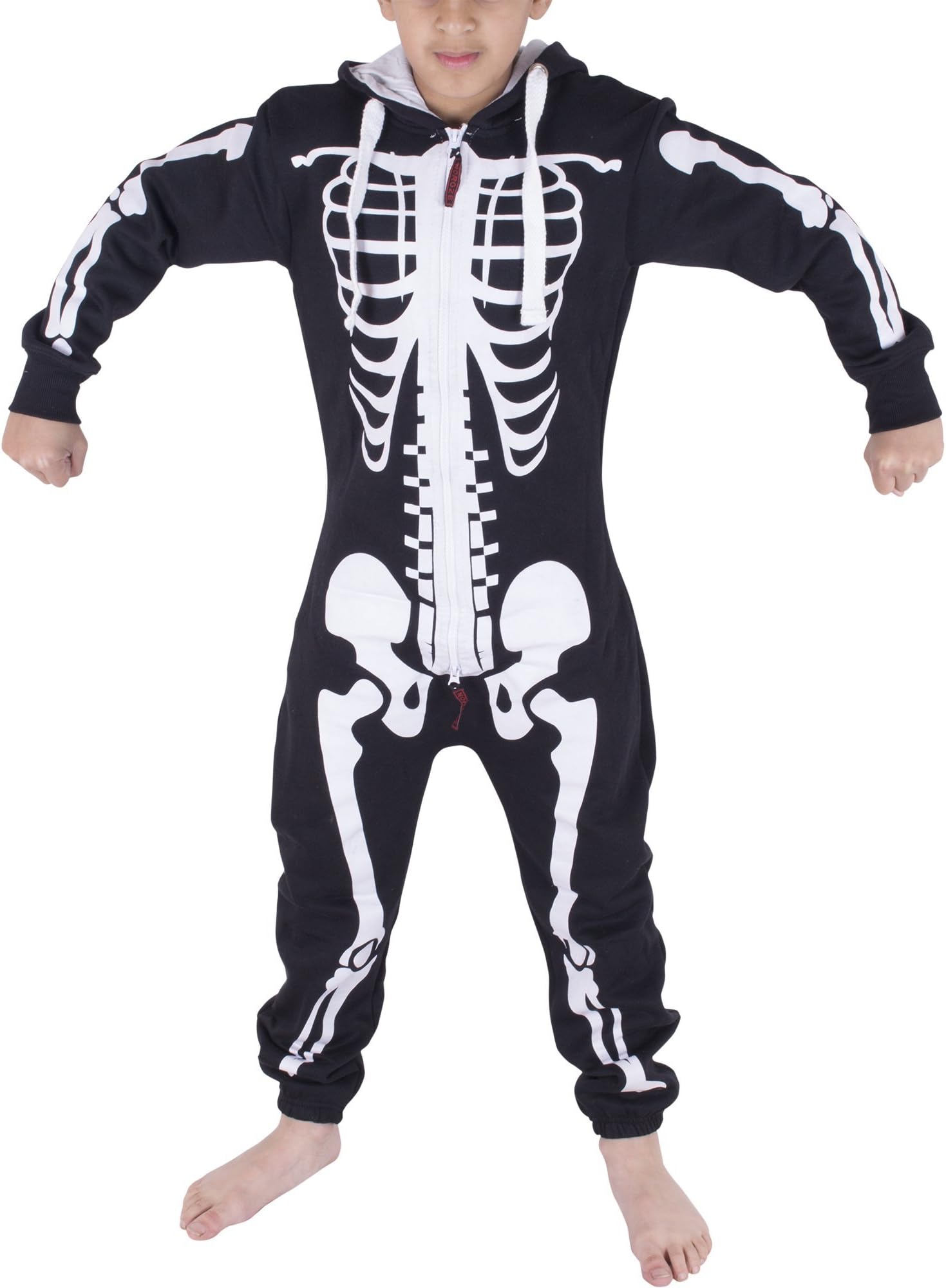 NOROZE Boys Girls Kids Hoodie Jumpsuit Onesie One Piece Pajamas