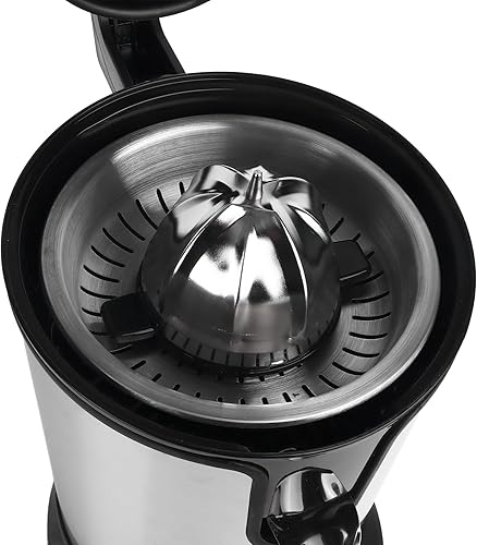 Miniatura 7 de Exprimidor eléctrico de cítricos, máquina exprimidora, exprimidor de cítricos de acero inoxidable, compacto, gran volumen, control de pulpa,