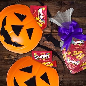 SKITTLES & STARBURST Variety Pack Fun Size Chewy Assorted Fruity Candy, Contains 4 Fruity Flavor Varieties