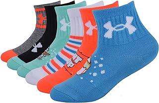 Boys Multi Pack Printed Quarter Sock