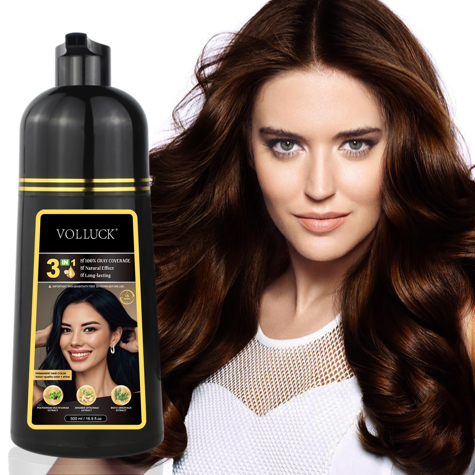 Amazon.com : VOLLUCK Shampoo for Women Men, 16.9Fl Oz Instant Hair