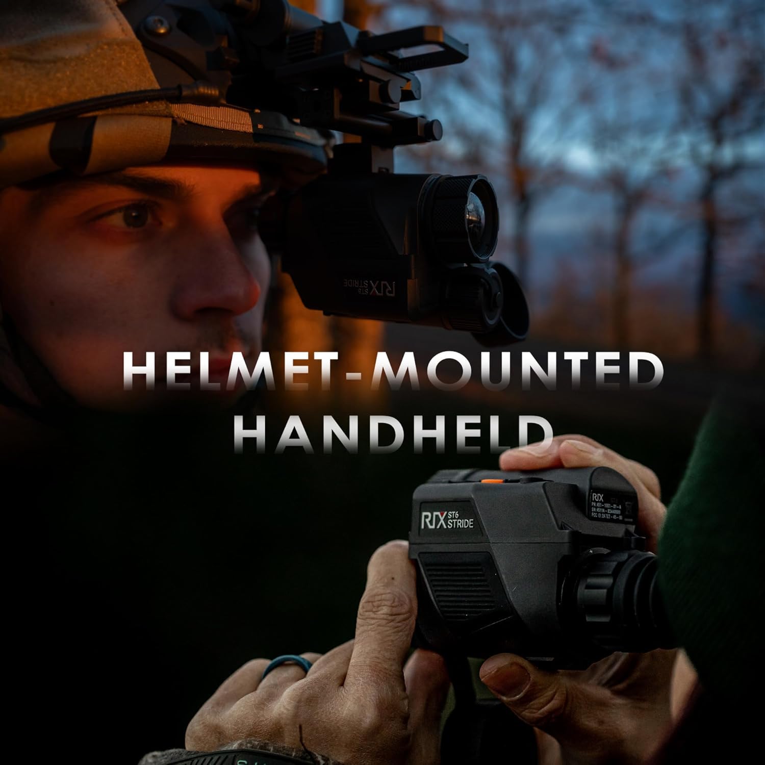 RIX Thermal Monocular Stride ST6 Thermal Imaging Monocular for Hunting 640x512 (50 Hz), Handheld Thermal Monocular for Hunters, Monocular Thermal Vision