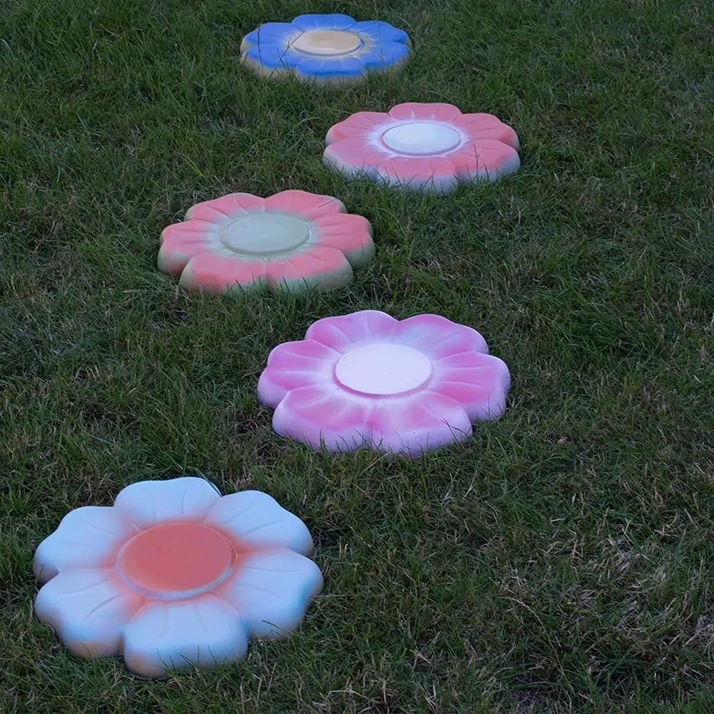 Amazon.co.jp: 花の形飛石型DIYコンクリートパスメーカー再利用可能な