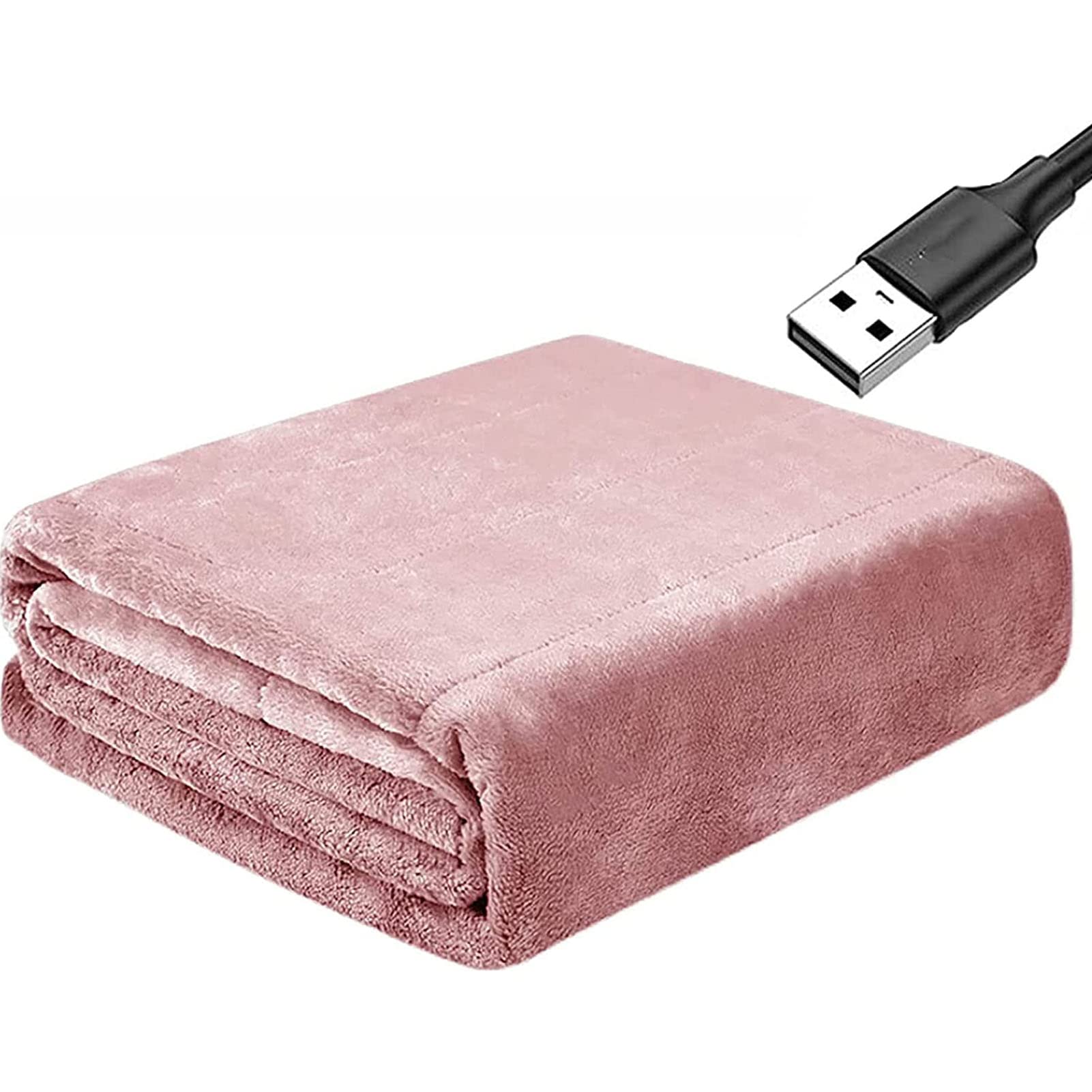Ciepły koc elektryczny szal grzewczy, przenośny zimowy flanelowy koc grzewczy, można prać przez USB, nadający się do noszenia koc grzewczy szal - do wewnątrz i na zewnątrz można prać w pralce