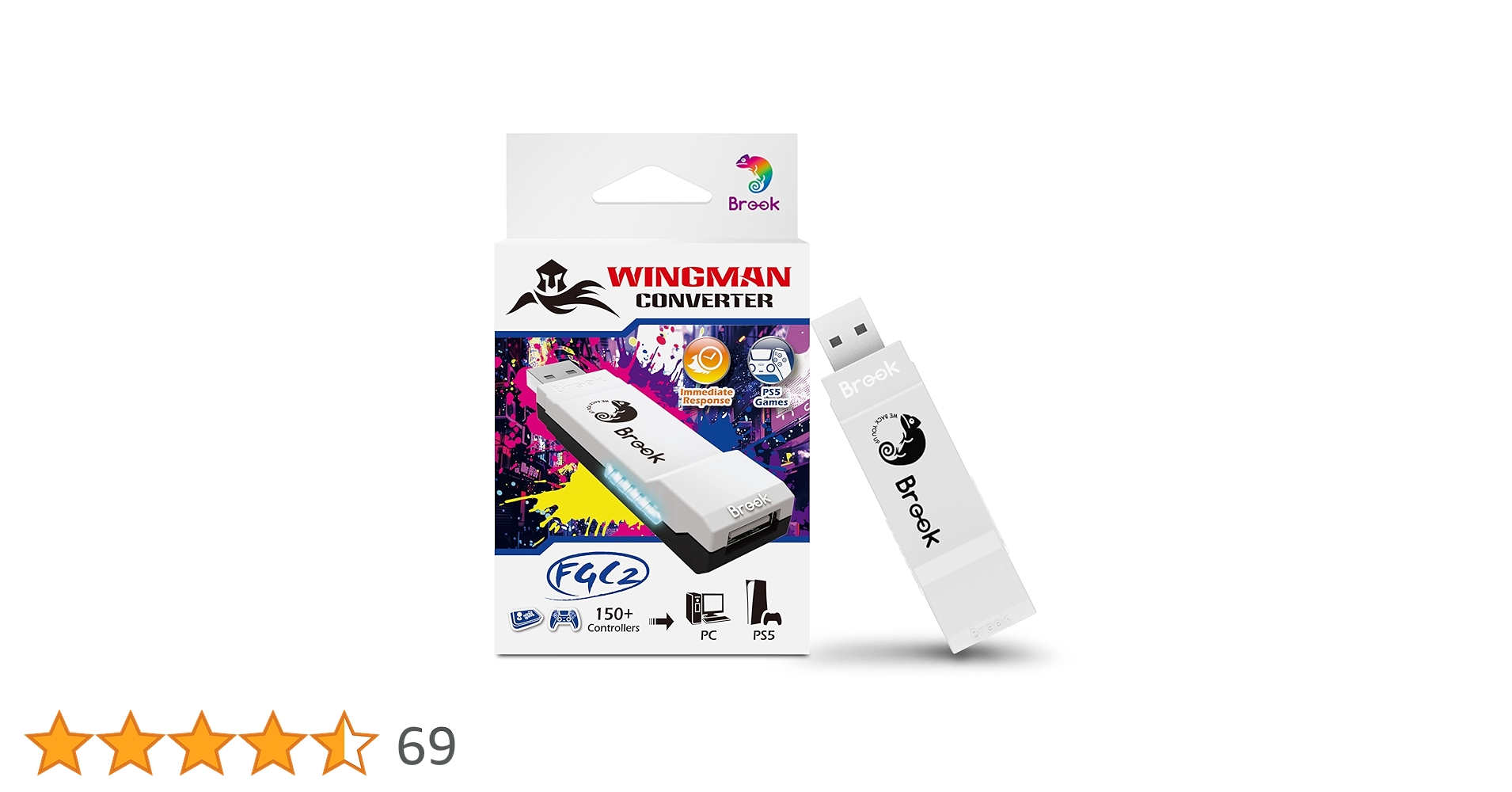 Wingman FGC2 コンバーター Amazon.com: Brook Wingman FGC2 Converter– Arcade Joystick