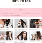 Dual Voltage Travel Hot Air Brush |One Step Volumizer Small Hair Dryer and Styler | Upgrade 2 inch Titanium Blow Dryer Brush for All Hair Types | 4 in 1 Hair Dryer Brush Blow Dryer with Storage Bag and Adapter | Global Travel Friendly | Pink 6126A