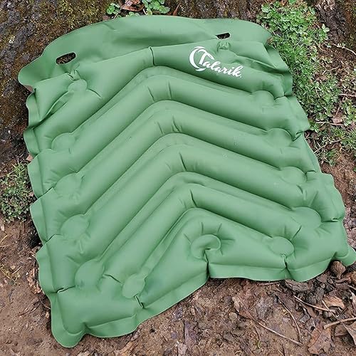 Miniatura 2 de Asiento de aire inflable, ligero, increíblemente cómodo, cojín de aire para exteriores, el mejor asiento de aire para campamento, asiento de estadio