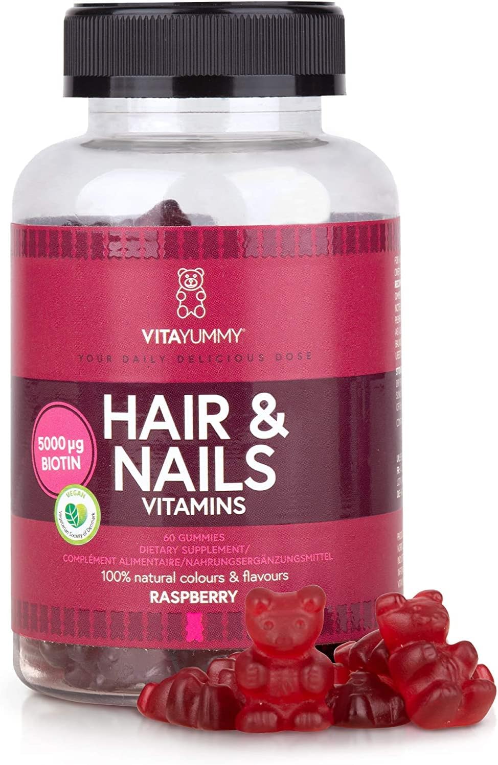 VitaYummy Haar Vitamine Gummies Biotin Hochdosiert (5000μg