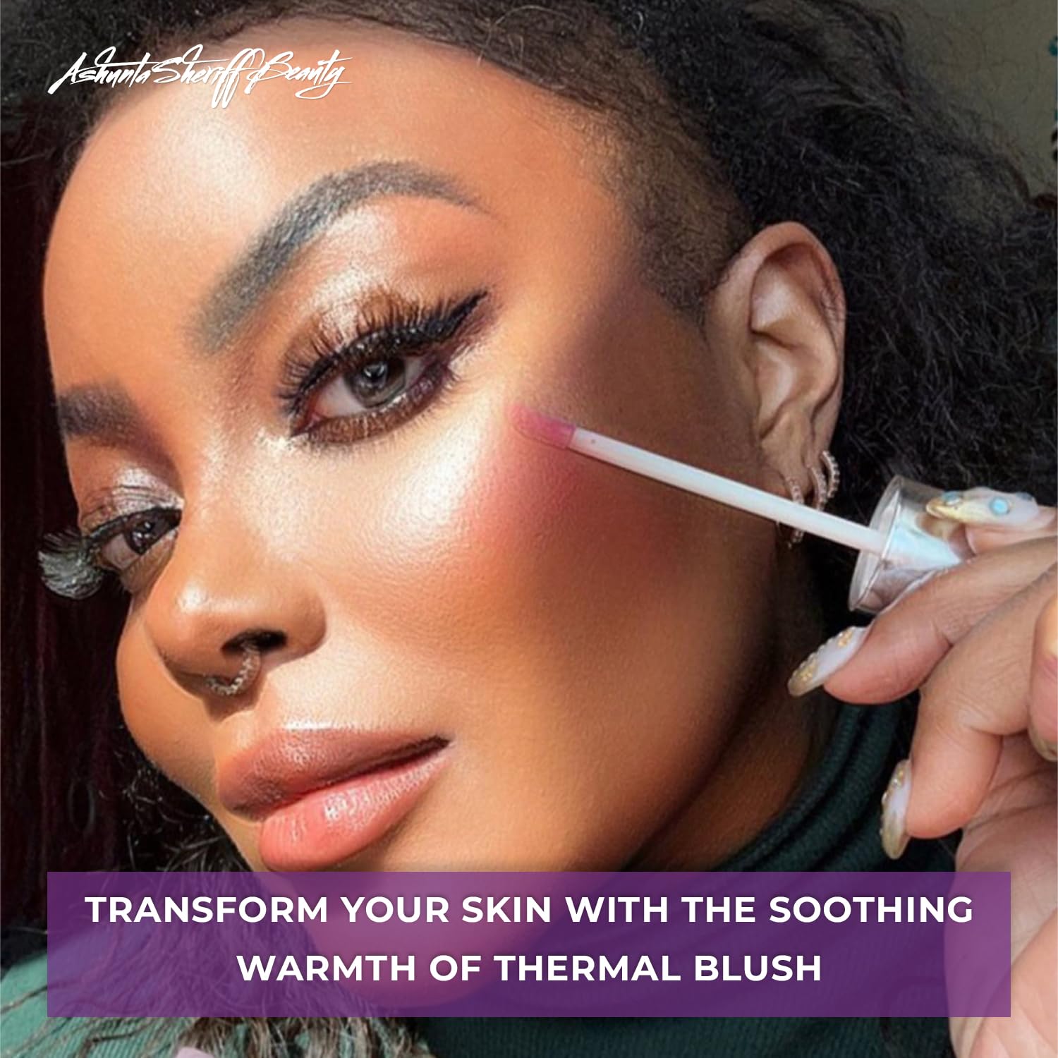 Thermal Blush Oil Serum - pH Reactive Liquid Cheek & Lip Stain - Natural & Clean Makeup for Every Skin Tone - Long Lasting for All-Day Wear - Vegan & Cruelty-Free