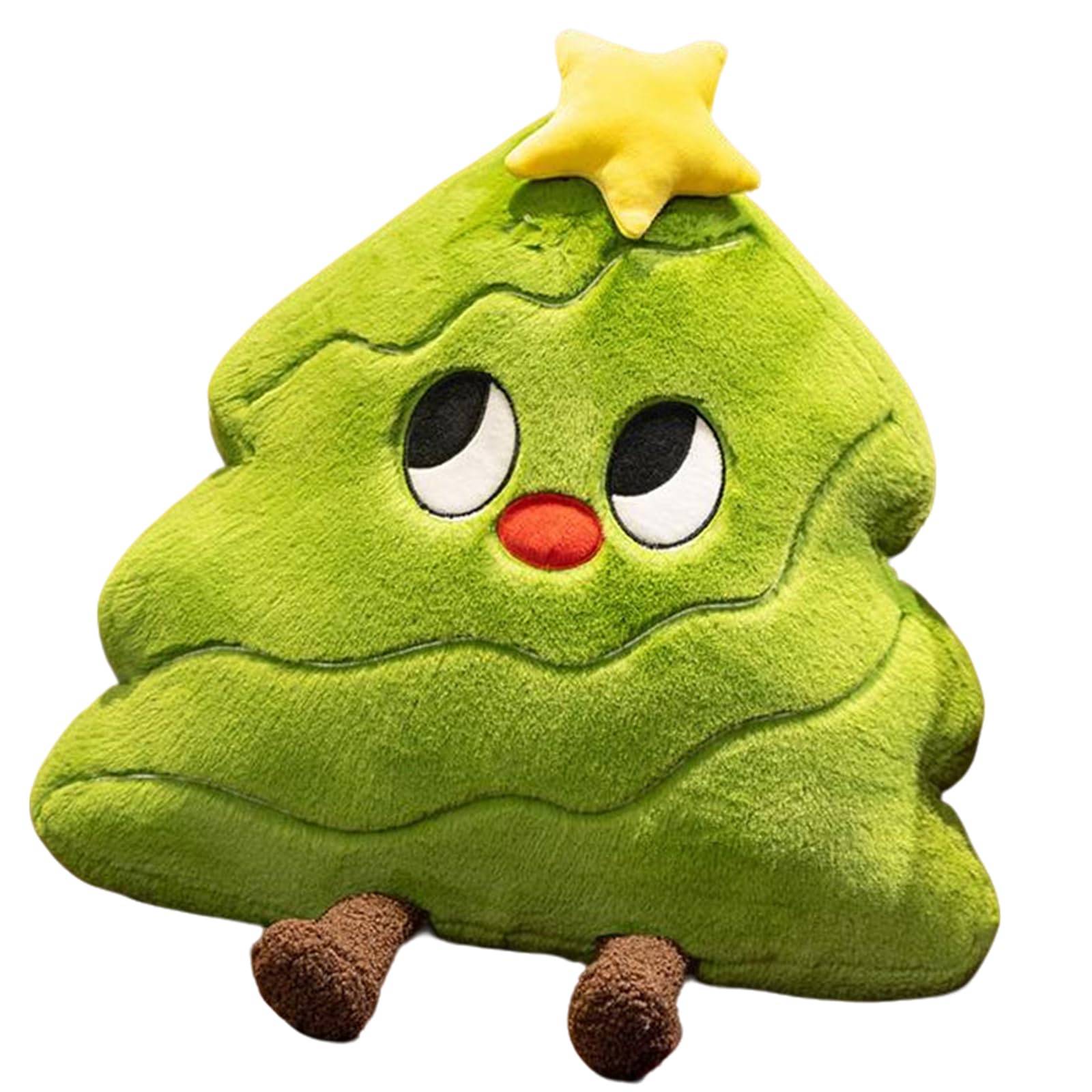 Kalttoy Festival Shape Sofa Cushion Christmas Tree Pillow with PP Cotton Filling Bedroom Decorative Accent Christmas Decoration Cushion Sofa Pillow