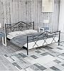 Gm 301 Gold Double Metal Bed Black 150x200