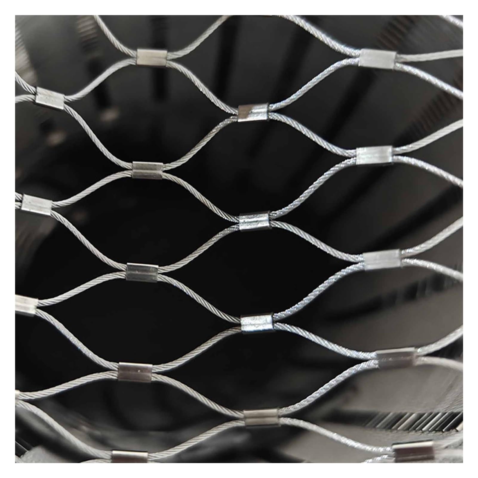 Clôture robuste en maille d'acier inoxydable filet de sécurité pour balcon et terrasse