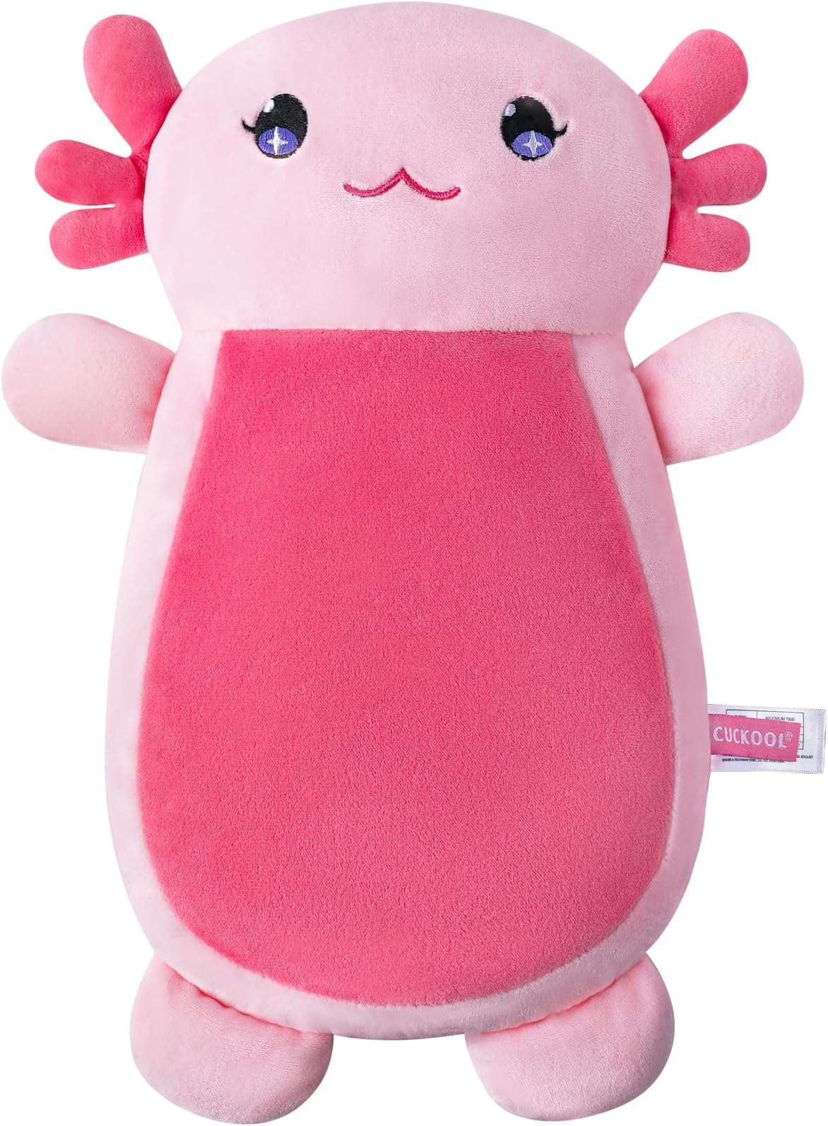 Pink Axolotl Microwave Heating Pad