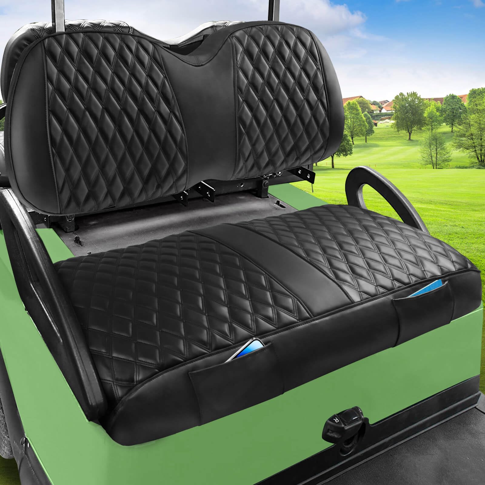 Golf Cart Front Seat Cover for Club Car Precedent/Tempo/Onward