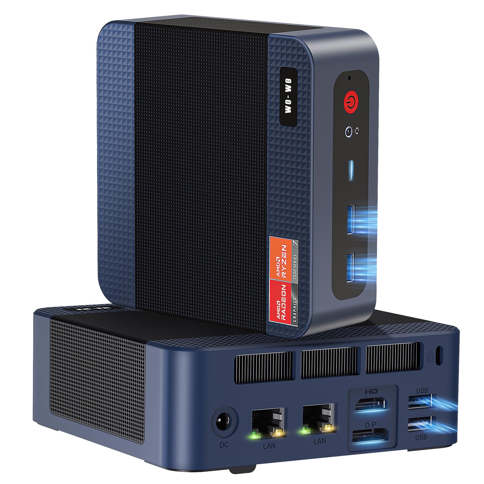 Amazon.com: wo-we P8 MINI Gaming PC AMD Ryzen 5 7640HS (Upgraded