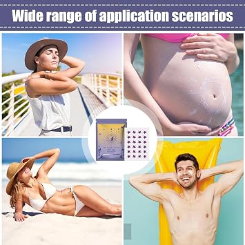 Sunscreen Patch - Set Of 24 UV Protection Sticker,Waterproof Sunscreen Reapply Reminder, Supplies For Facial Body
