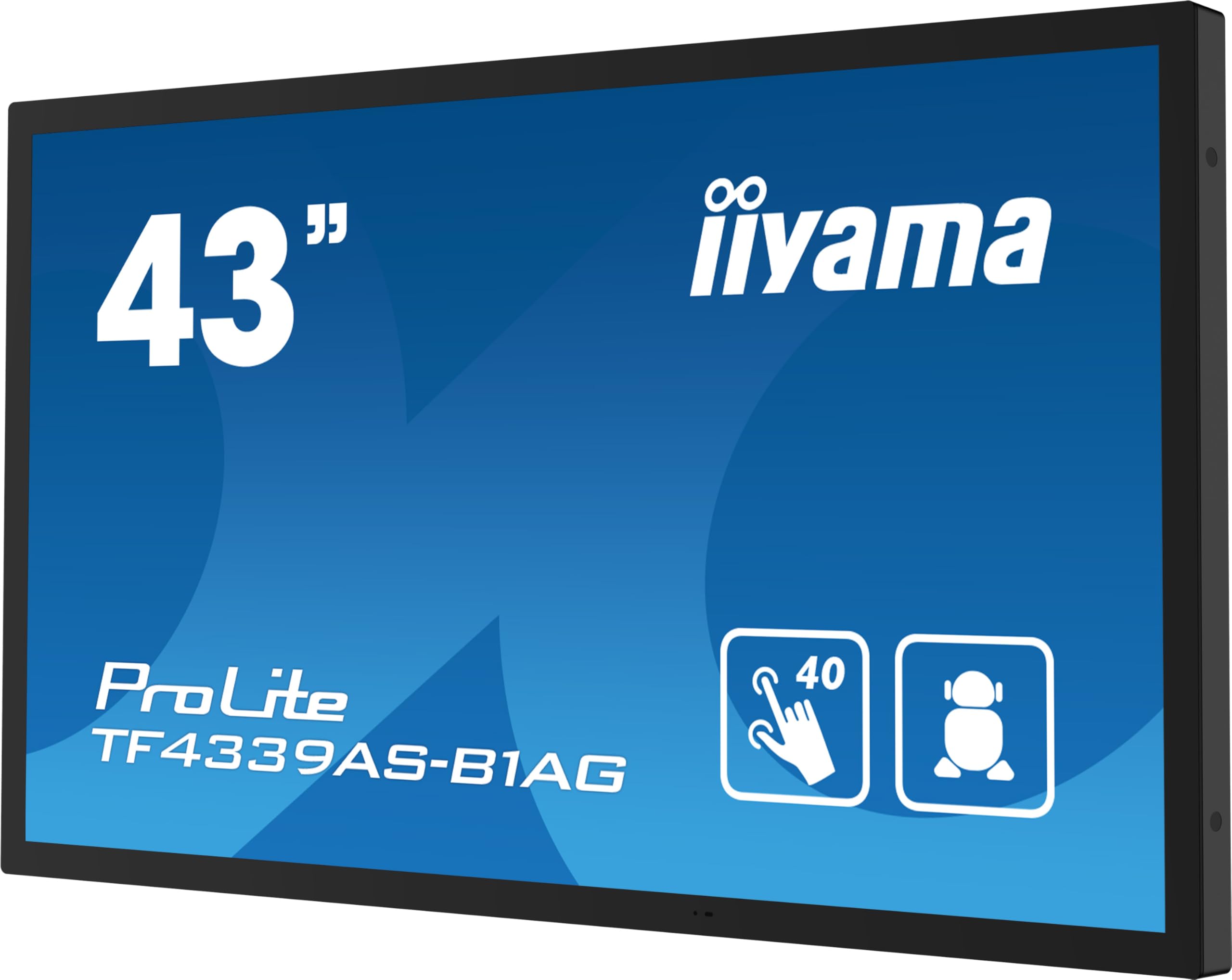 iiyama Prolite TF4339AS-B1AG IPS OpenFrame PCAP Touchscreen-Monitor Android