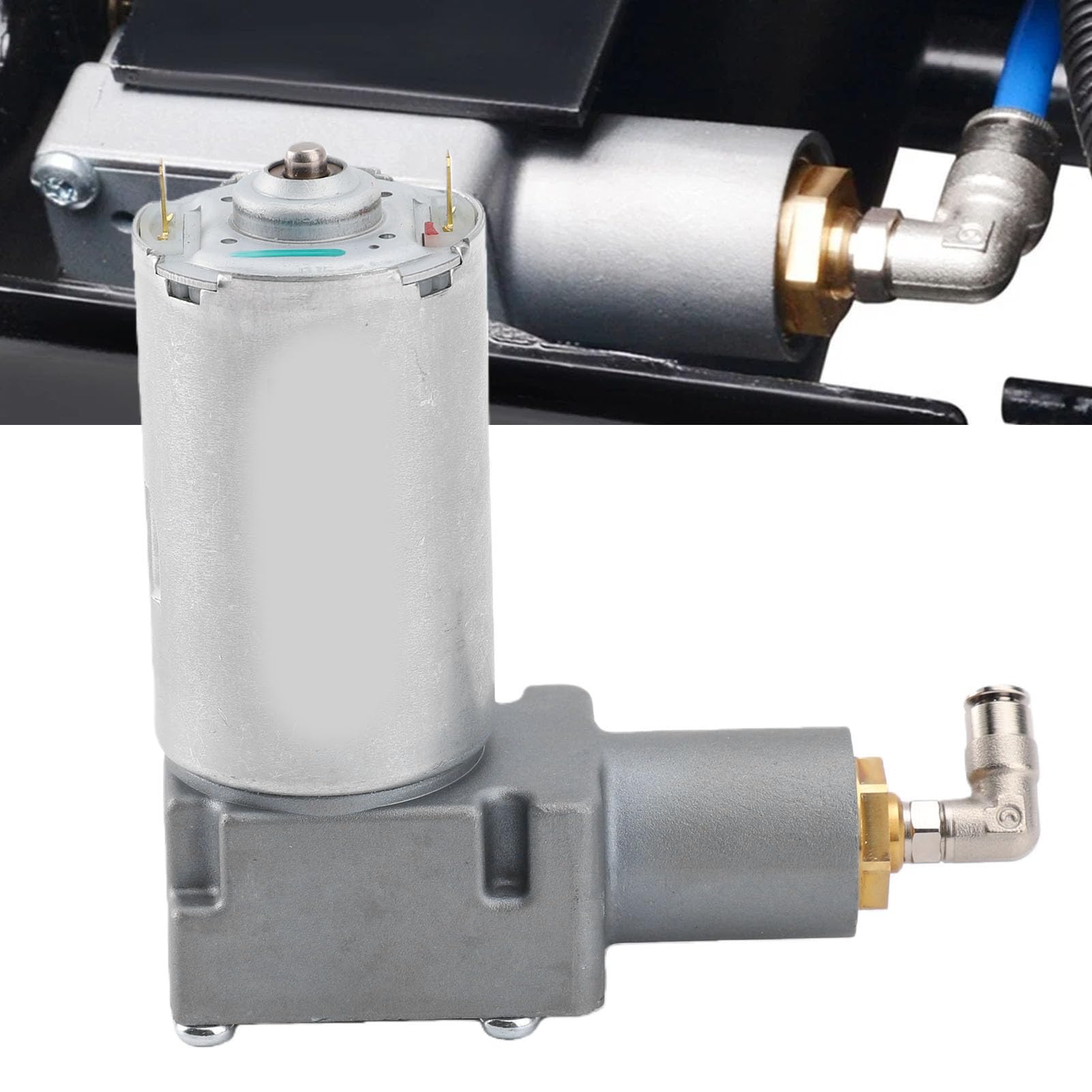 banapoy 12V Sprężarka Powietrza do Fotela Kierowcy, Sprężarka Powietrza do Fotela Pneumatycznego z szybkozłączką 4mm, Zawieszenia Pneumatycznego Ciężarówek