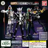 HGシリーズ　仮面ライダー　51体セット Amazon.co.jp: 仮面ライダー HG仮面ライダー Vol.01 [全4種