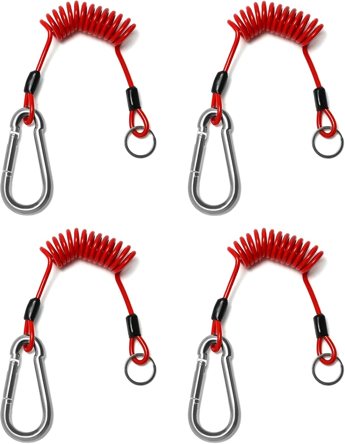 QWORK Breakaway Trailer Cable, 4 Pack 4 Ft Trailer Brake