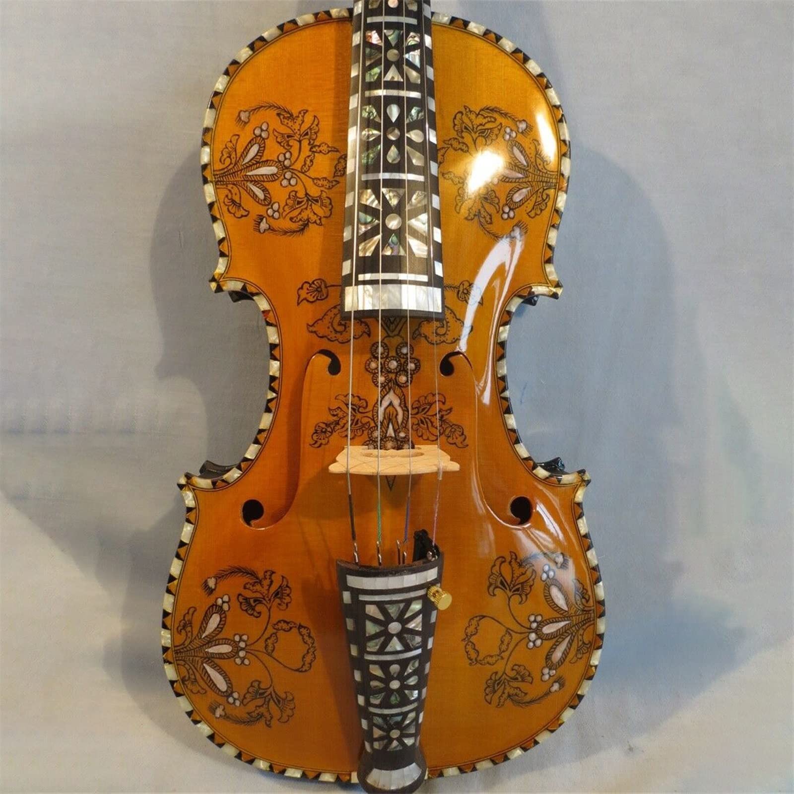 Violini per Studenti Bel Pannello Di Abete Rosso Fatto A Mano 4/4 Professione Di Violino Che Suona Il Set Di Strumenti Per Violino Professionale Violino