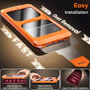 TOCOL for iPhone 18 Pro Screen Protector, Easy Installation