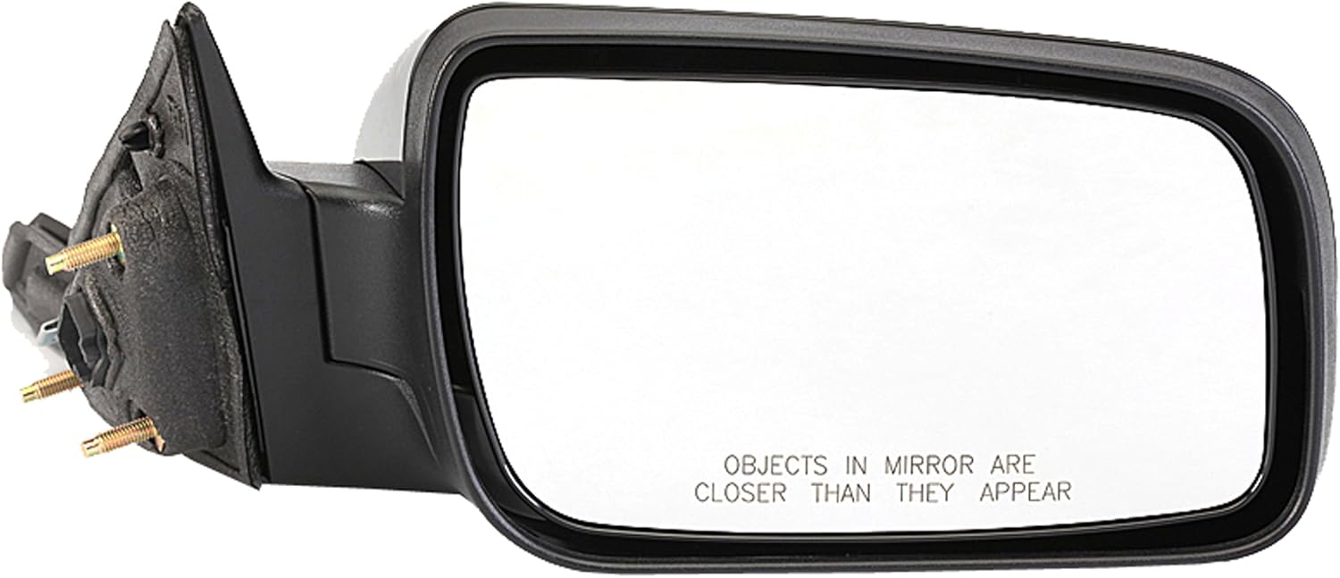 Dorman 955-727 Passenger Side Power Door Mirror - Folding Compatible with Select Ford / Mercury Models, Black