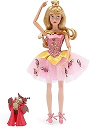 Disney Store Official Poupée Ballerine Aurore Princesses Disney, 30 cm/12", La Belle Au Bois Dormant, Collection poupées Ballerines, à partir de 3 Ans